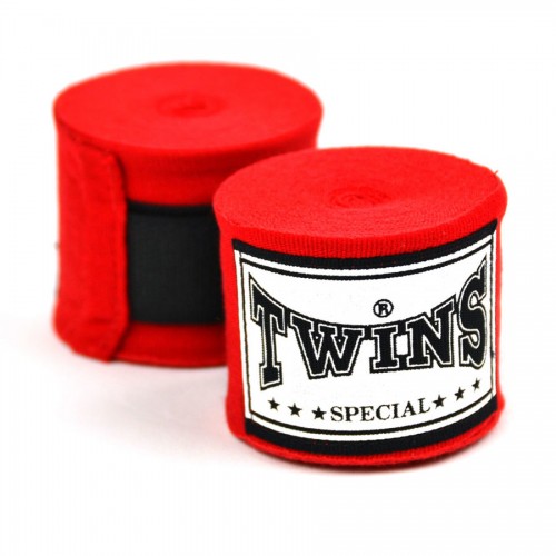 Боксерские бинты Twins Special (CH-5 red)