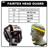 Шлем тренировочный с закрытым подбородком Fairtex (HG-3 white)