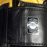 Боксерские перчатки Twins Special с рисунком (FBGV-6 black-gold)