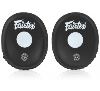 Боксерские лапы Fairtex (FMV-15 black/white)