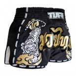 Одежда для муай тай, шорты для тайского бокса TUFF ретро (MRS-301-BLK-S)