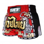 Одежда муай тай, шорты для тайского бокса TUFF ретро (MRS-301-RED-S)