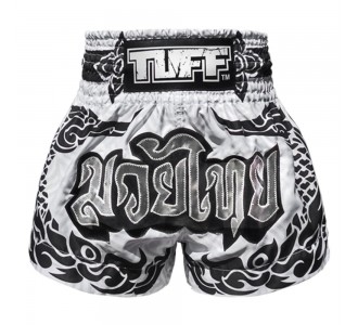 Шорты для тайского бокса TUFF традиционные (MS-631-WHT-S)