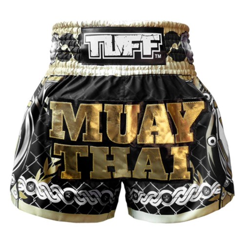 Шорты для тайского бокса TUFF традиционные (MS-634-BLK-S)
