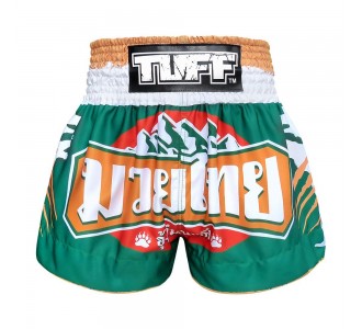 Шорты для тайского бокса TUFF традиционные (MS-635-GRN-S)
