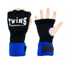 Боксерские быстрые бинты Twins Special (CH-7 black/blue)