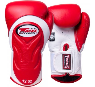 Боксерские перчатки Twins Special (BGVL-6 red-white)