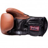 Перчатки для тайского бокса Twins Special (BGVL-6 brown/black)