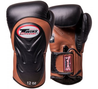 Боксерские перчатки Twins Special (BGVL-6 black/brown)