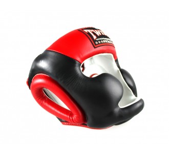 Шлем боксерский Twins Special (HGL-3T black-red)