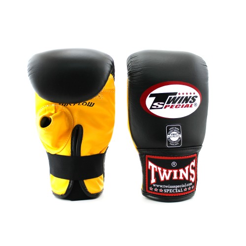 Тренировочные перчатки для бокса Twins Special (TBGL-1H yellow/black)